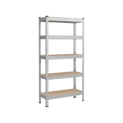 Étagère de rangement à 5 niveaux 30 x 75 x 150 cm