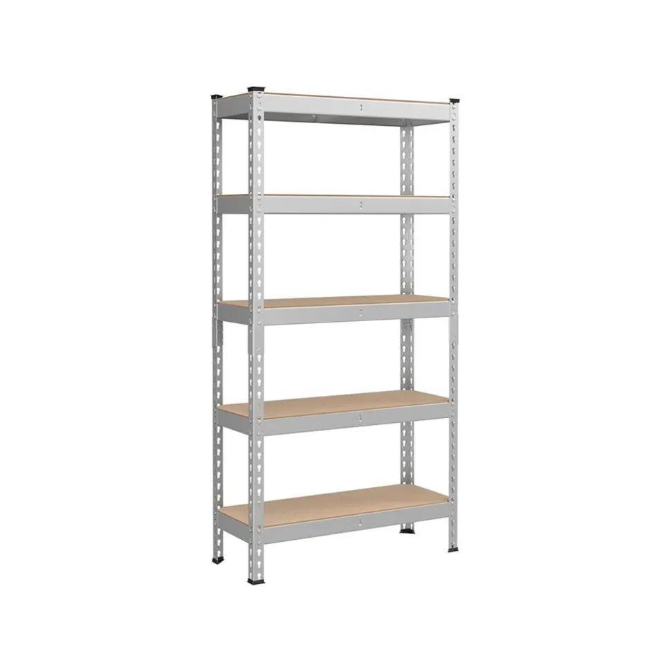 Étagère de rangement à 5 niveaux 30 x 75 x 150 cm